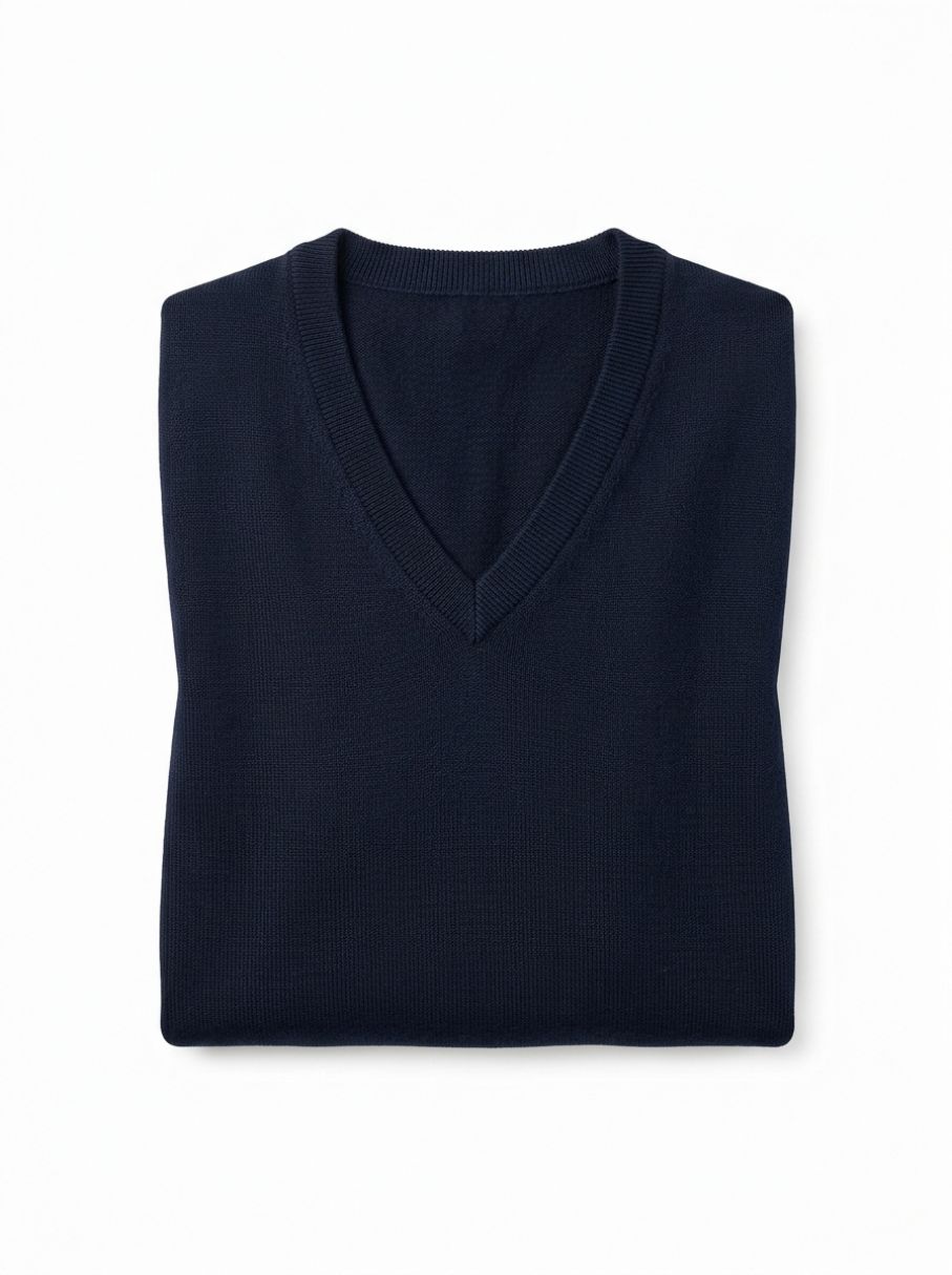 Sea Island Cotton V-Neck