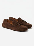 Suede Driver Loafers