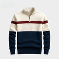 Heritage Stripe Zip Knit Sweater